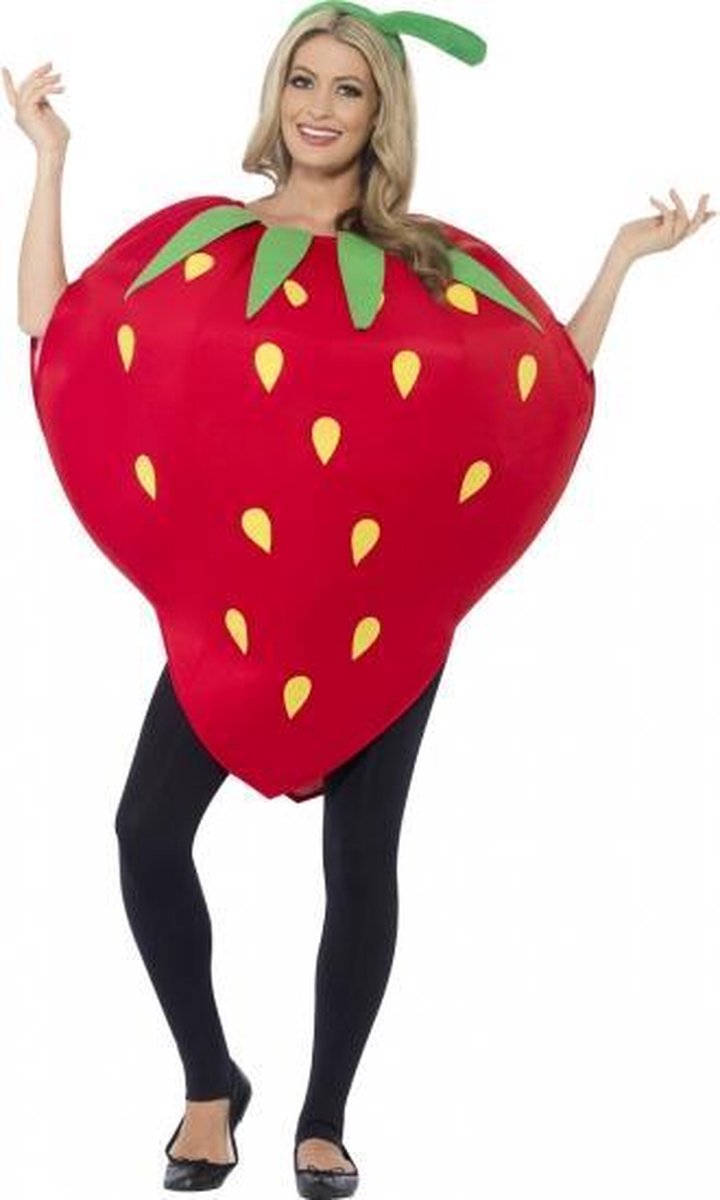 Aardbeien fruit pak / kostuum voor volwassenen