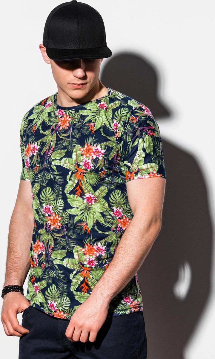 Heren - T-shirt - S1289 - zwart