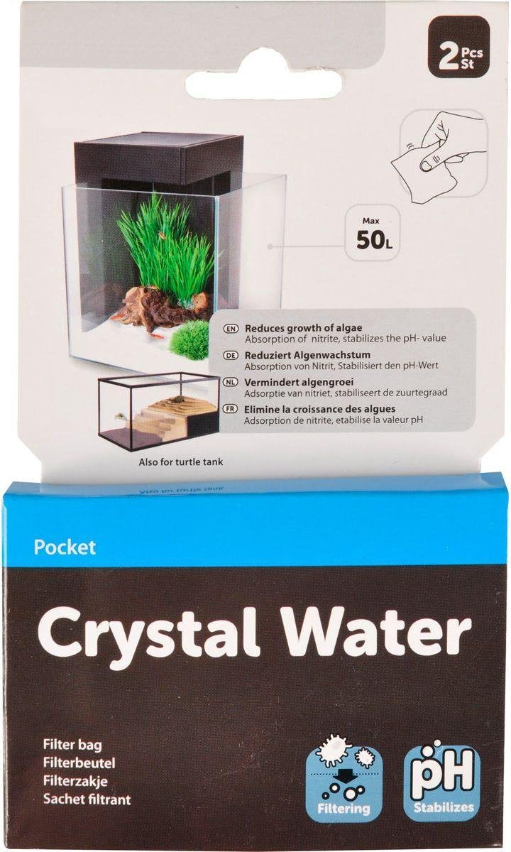 Flamingo Aquarium accessoire Crystal Water - Wit - 2 stuks < 50 liter