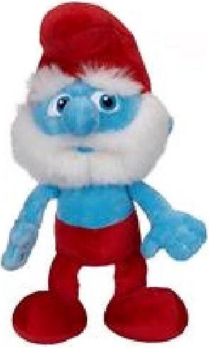 Grote smurfen knuffel 25 cm