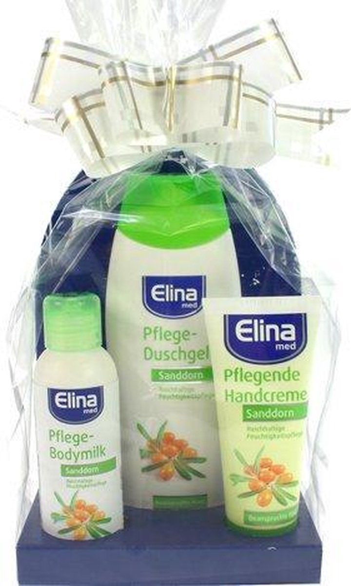 Elina Gp duindoorn douche 250ml bodymilk 100ml