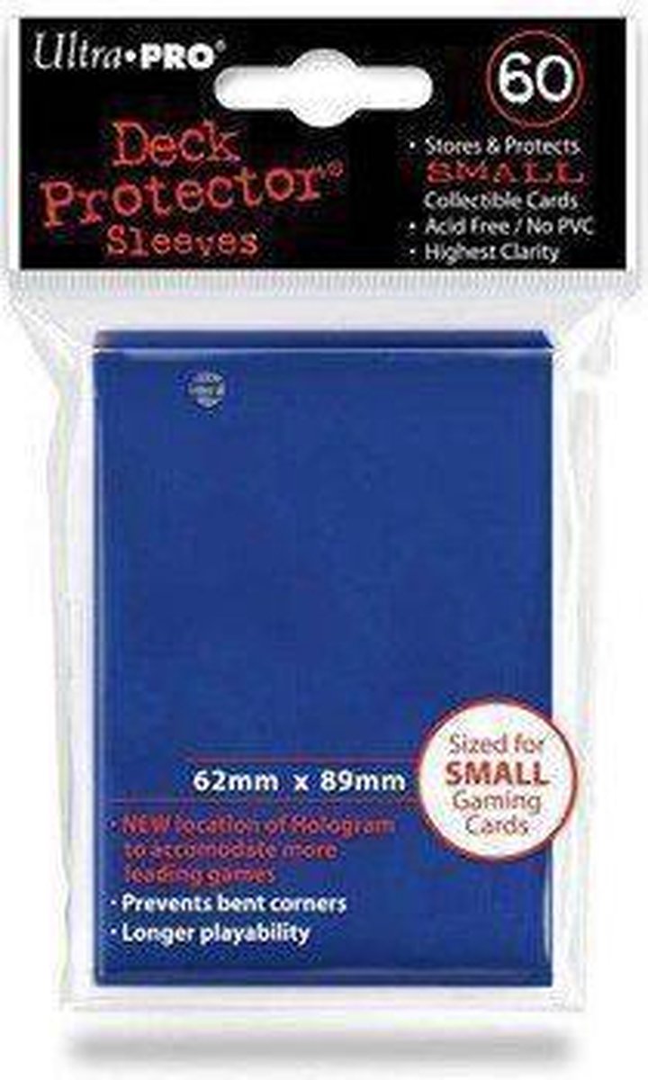 Asmodee SLEEVES SMALL Blue 60 -