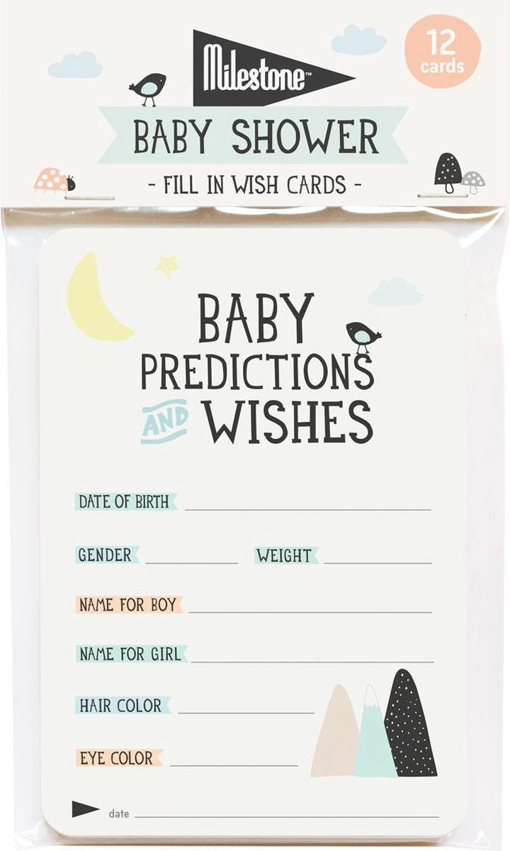 Milestone™ Baby Shower Cards - Over the Moon