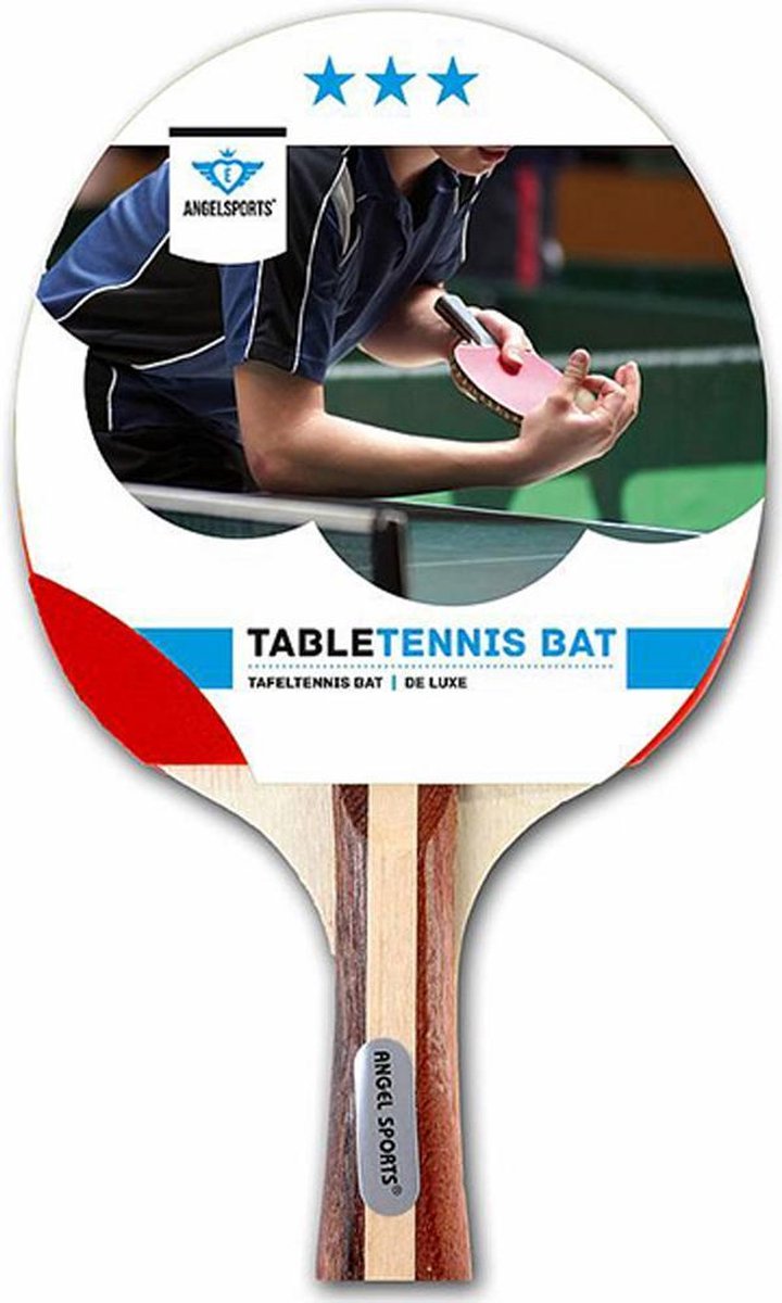 Tafeltennisbat Angel | 3 ster | Set van 2 stuks | AngelSports