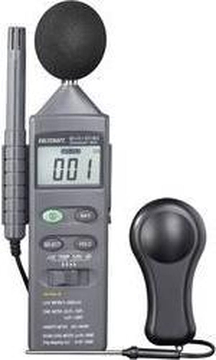 VOLTCRAFT DT 8820 Temperatuurmeter -20 tot +750 °C Sensortype K Multifunctionele milieumeter 4-in-1
