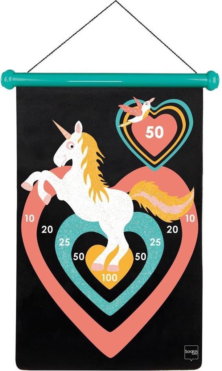 Scratch Magnetische Darts Eenhoorn