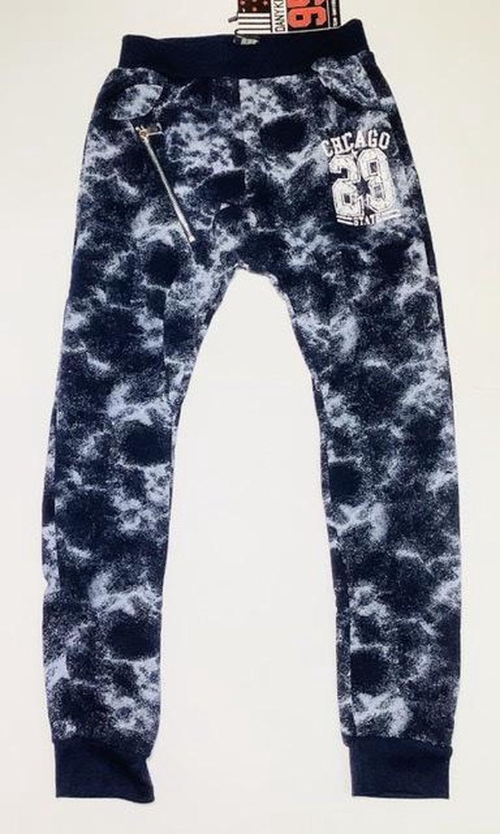 S&C joggingbroek / vrijetijdsbroek - Chicago - donkerblauw - maat 110/116