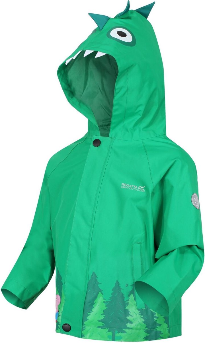 Regatta Outdoorjas Peppa Pig Junior Groen Polyester Maat 3-4 Jaar