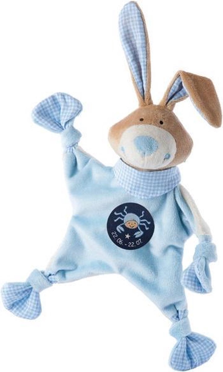 sigikid Sterrebeeld knuffellaapje haas blauw