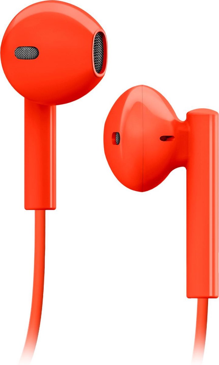 SBS Stereo earset Lightning connector rood