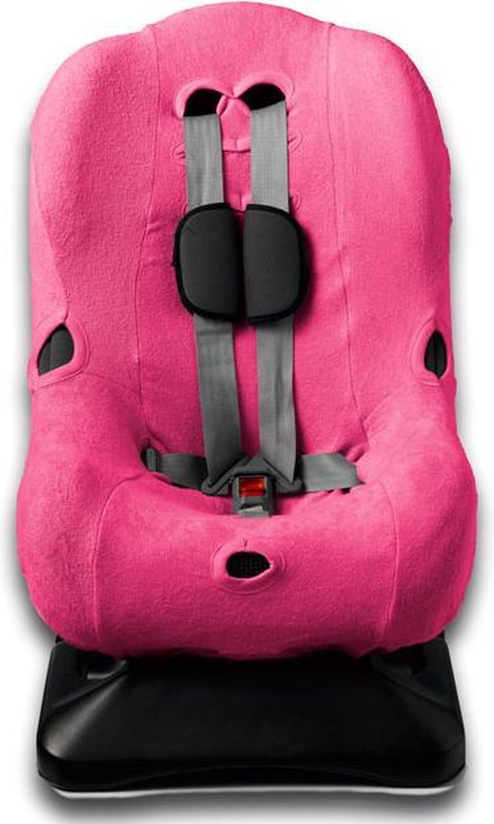 Briljant Baby Autostoelhoes badstof – groep 1+ - Fuchsia