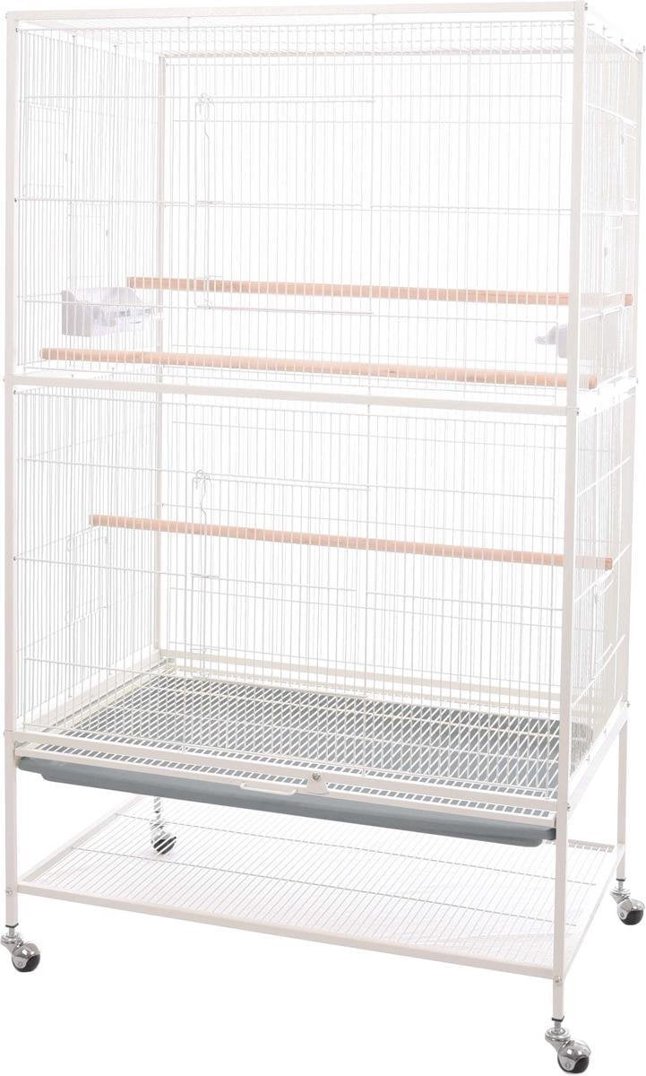 Voliere Sumba Wit - Wit - 79 x 52 x 130 cm