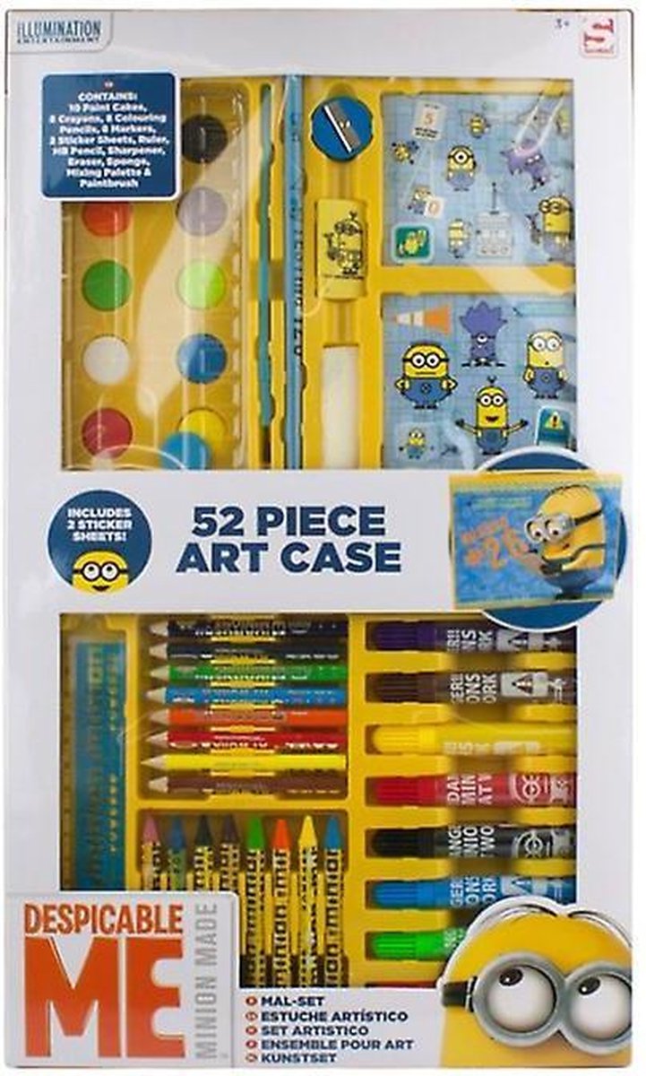 Despicable Me Minions 52 Piece Art Case