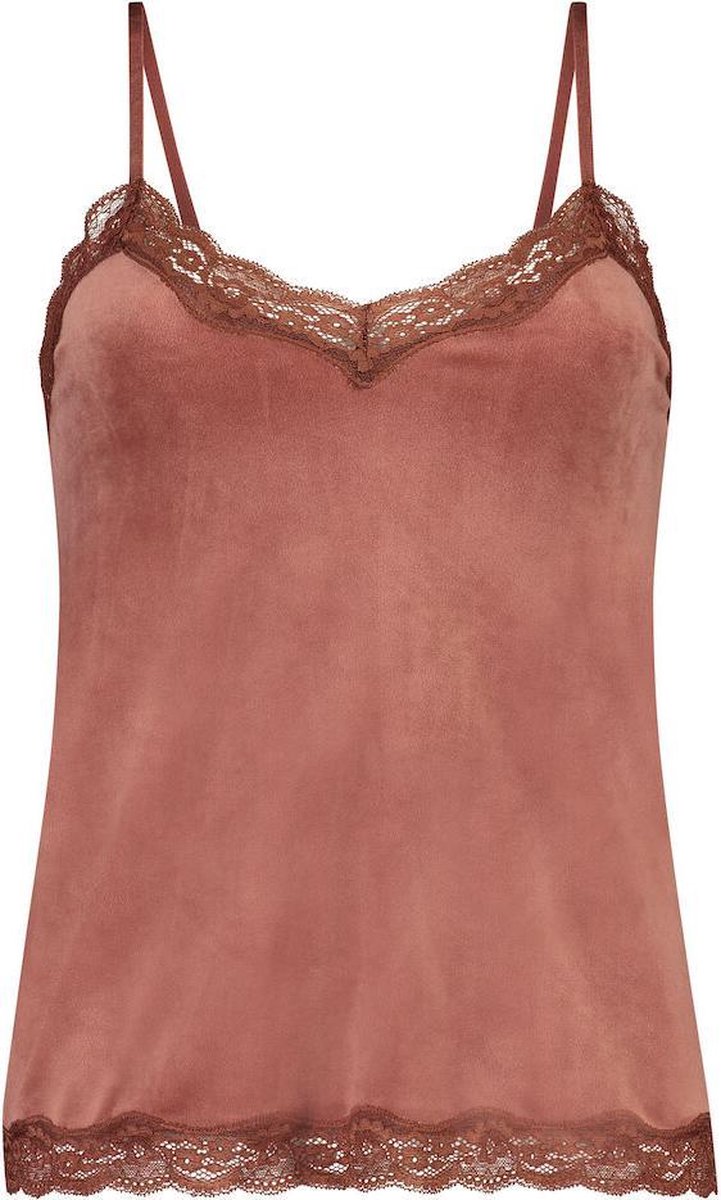 Hunkemöller Cami Velours Scallop Lace - Maat 2XS