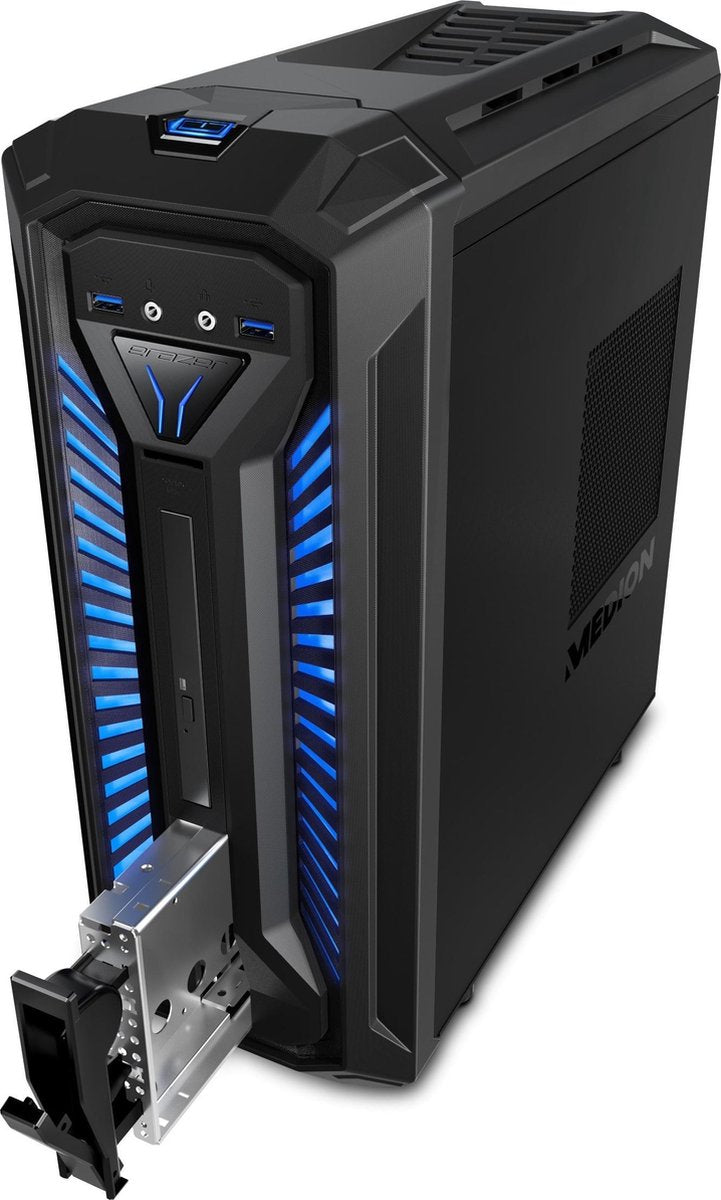MEDION ERAZER X67063 Intel® 8de generatie Core™ i5 i5-8400 16 GB DDR4-SDRAM 1256 GB HDD+SSD Zwart PC Windows 10 Home