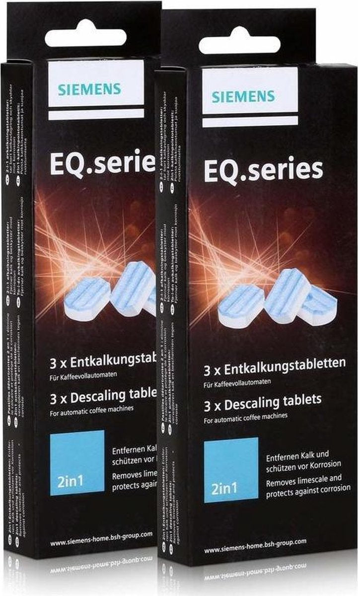 Siemens EQ Serie - Ontkalkingstabletten - 2 Stuks