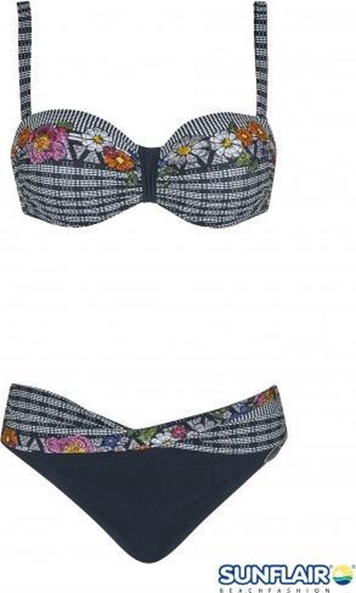 Sunflair Romantic Miniatures Bikini Zwart 38 B