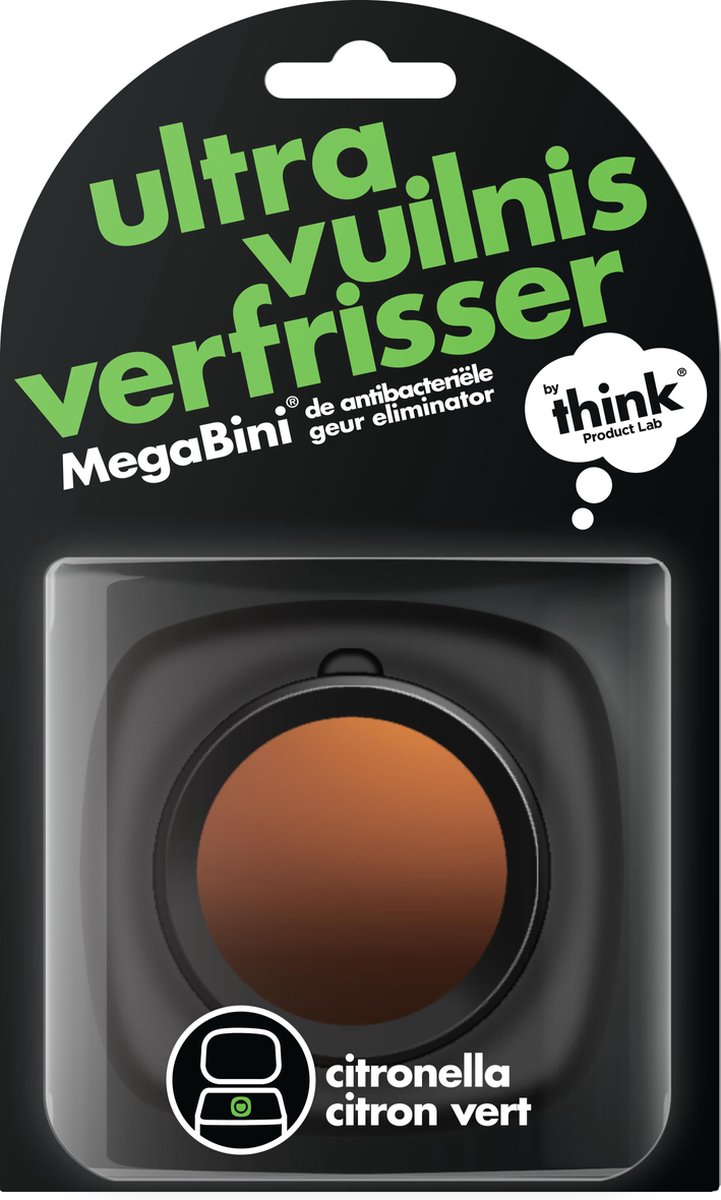 Think Buiten Geurverwijderaar - Houder Inclusief Navulling - Zwart