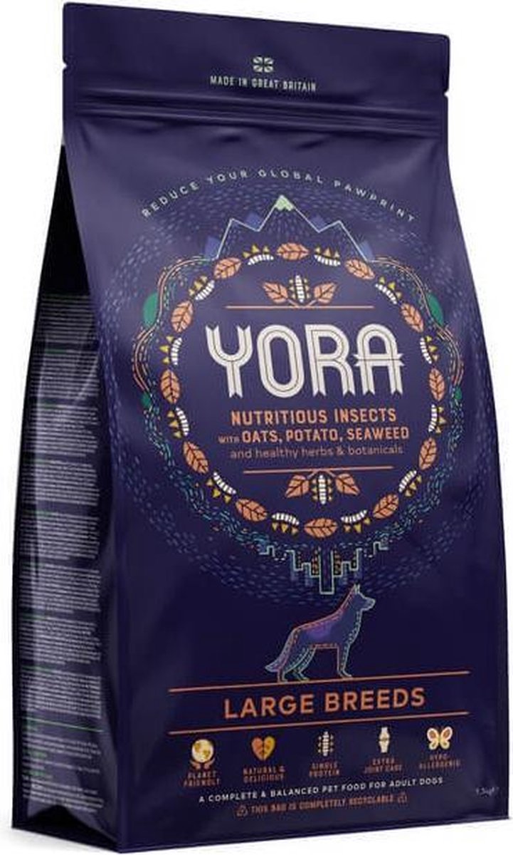 Yora Adult Large Breed 12 kg "TIJDELIJK  IN PRIJS VERLAAGD BIJ AANKOOP VAN 2 STUKS"