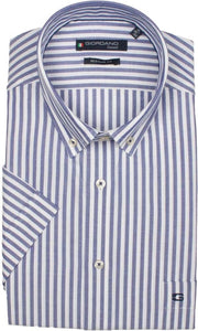 Giordano 106103 Casual overhemd met korte mouwen - Maat M - Heren