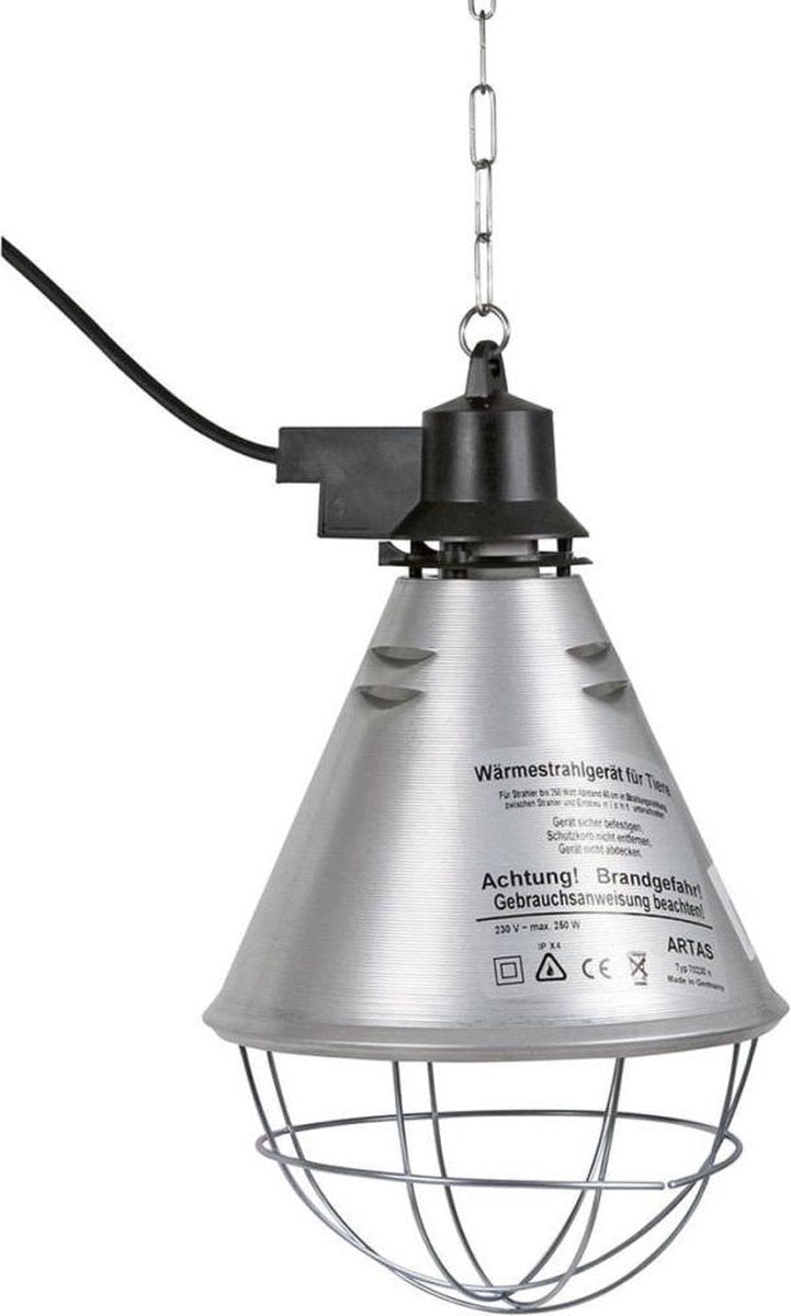 Kerbl Warmtestraler - met infrarood licht - 5.0 m kabel