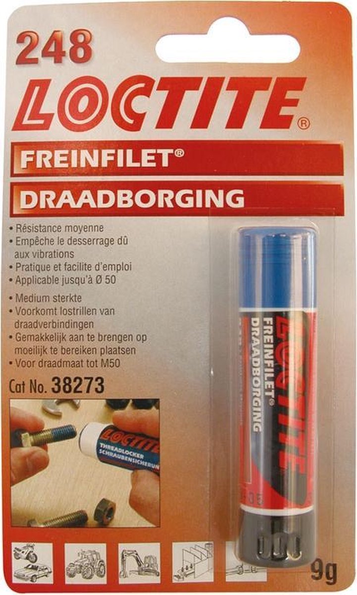 Loctite 540497 Borgmiddel (blauw) 9ml