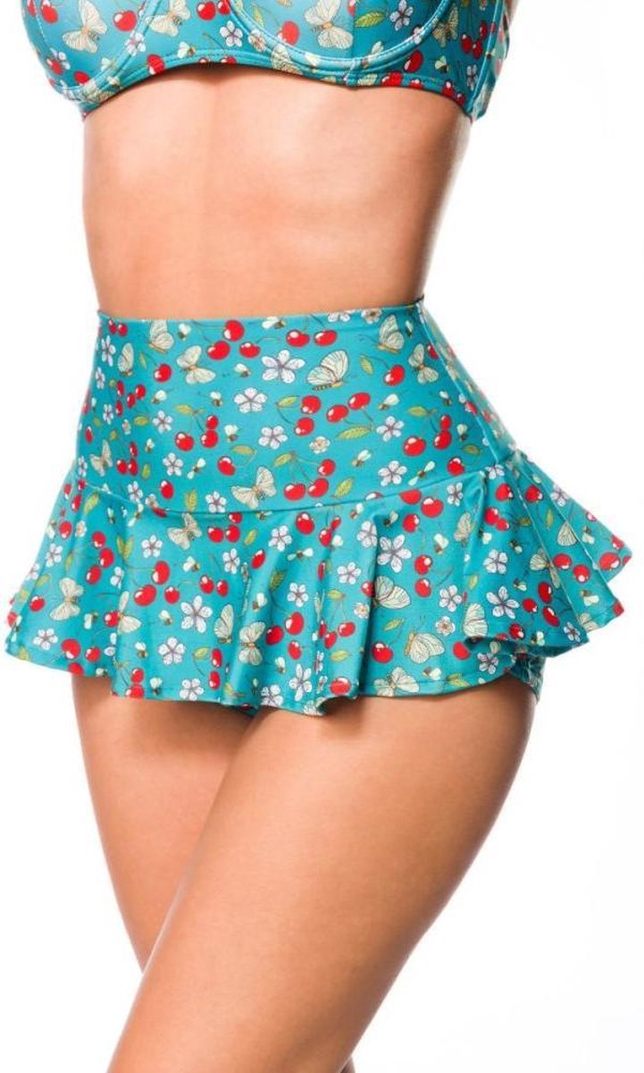 Belsira Bikinirokje -M- 50118 Groen/Wit