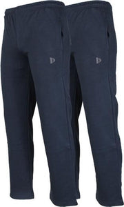 2-Pack Donnay Joggingbroek rechte pijp dunne kwaliteit - Sportbroek - Heren - Maat L - Donkerblauw