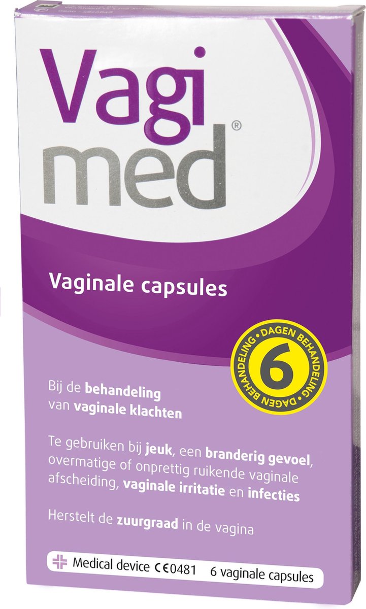 Vagimed® capsules - 6  capsules voor een zes daagse behandeling