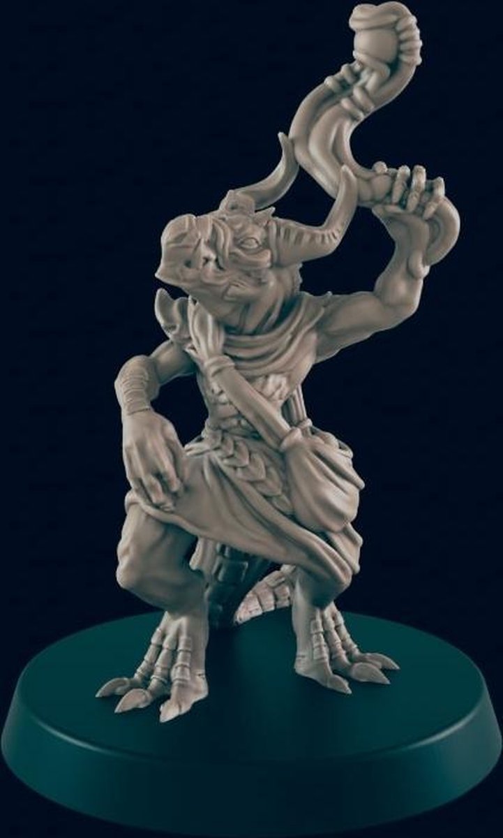 3D Printed Miniature - Kobold 3 - Dungeons & Dragons - Beasts and Baddies KS