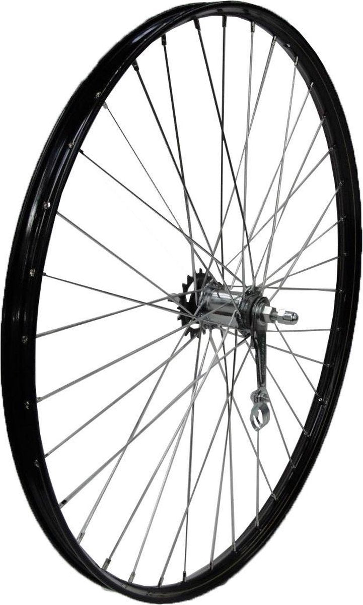 Achterwiel 28-11/2 635 RN/Shimano zwart m/ bies