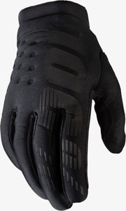 100% Glove MTB BRISKER Youth - Zwart-Grijs - M