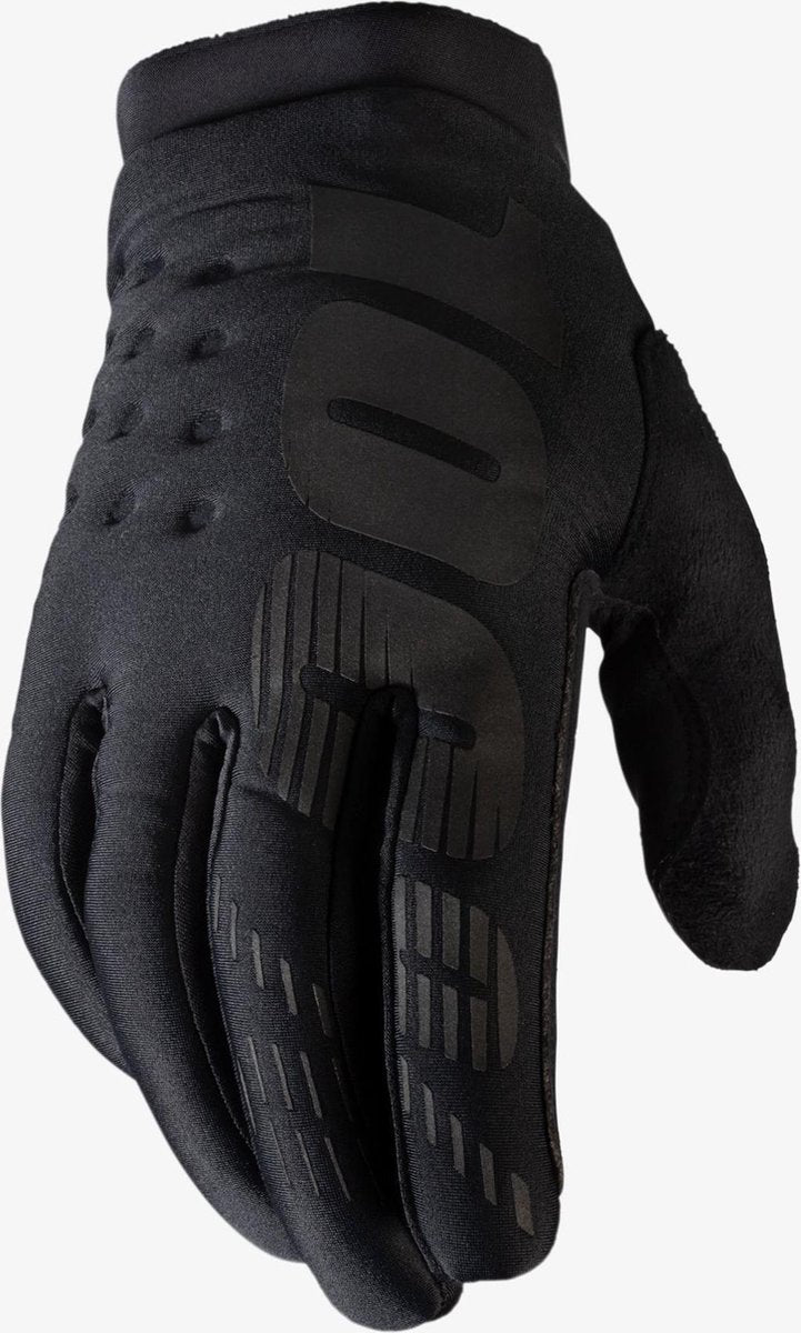 100% Glove MTB BRISKER Youth - Zwart-Grijs - M