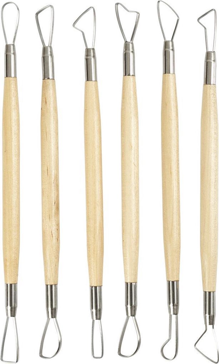 Mirettes Set l: 20 cm scherpe kanten 6div