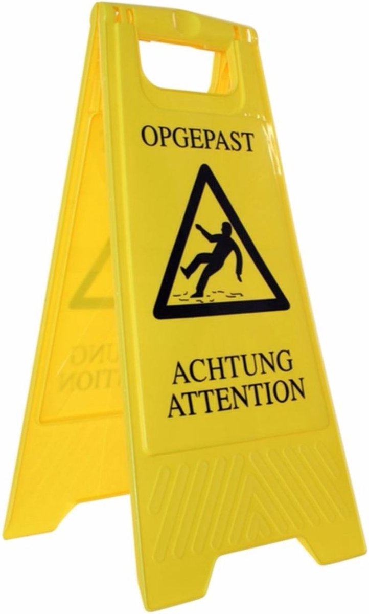 Waarschuwingsbord / Gladde vloer / 60cm