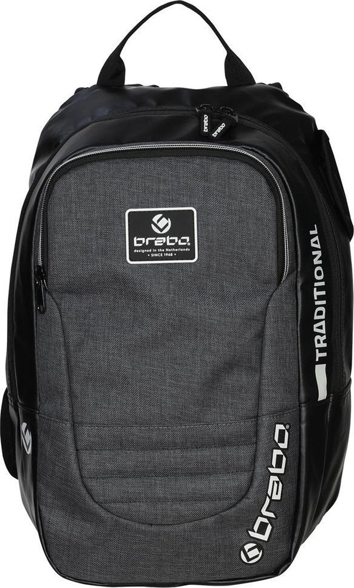 Brabo Backpack Traditional JR Grey/White Sticktas Unisex - Grey/White