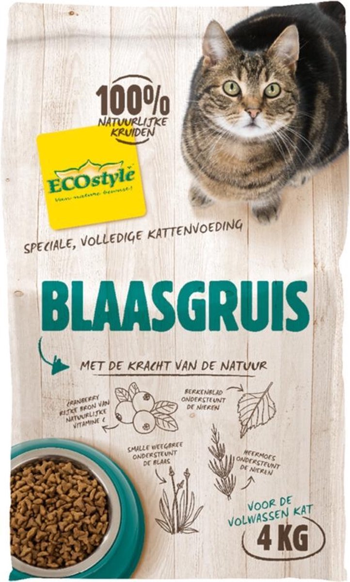 ECOstyle Blaasgruis kattenbrokken 4 KG
