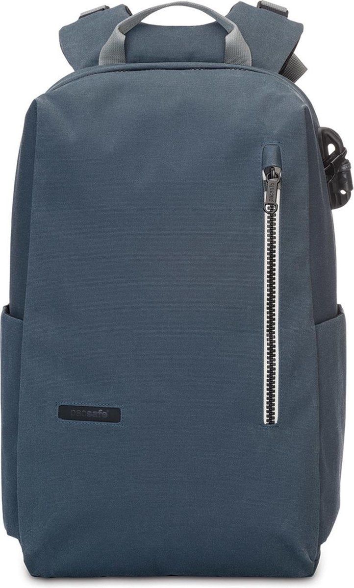 Pacsafe Intasafe Backpack-Anti diefstal Laptop tas-20 L-Blauw (Navy Blue)