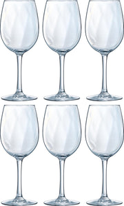 12x Stuks wijnglazen voor rode wijn 360 ml - Dolce Vina - Wijn glazen