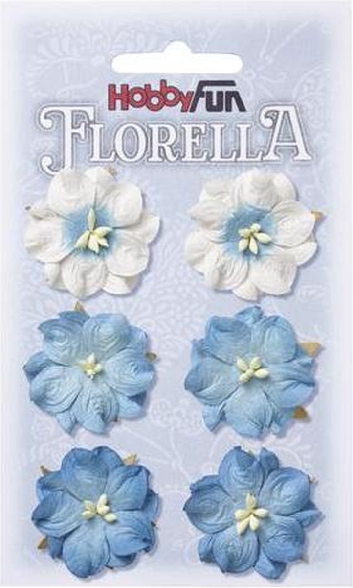 FLORELLA-Bloemen blauw