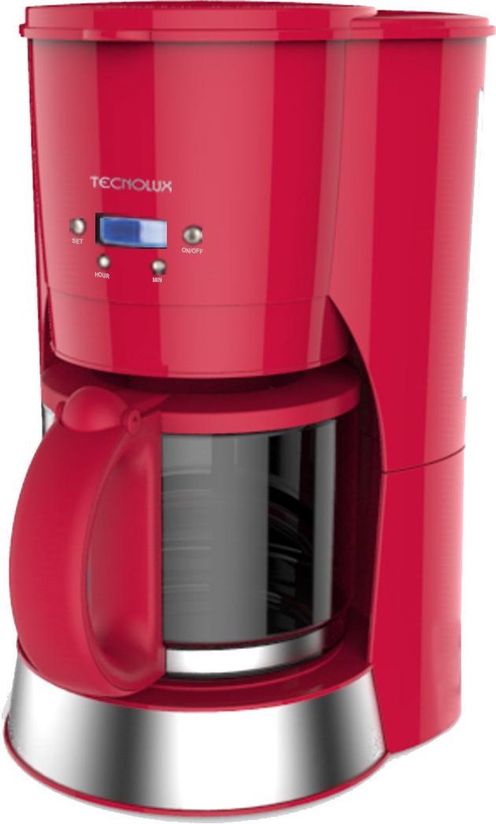 Tecnolux PCM9125M1RT koffiezetapparaat - Rood