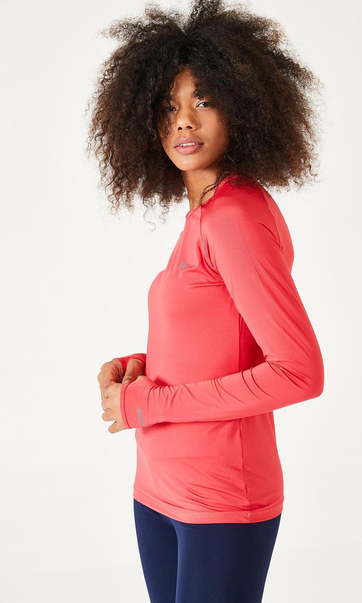 cúpla Women's Activewear Long Sleeve T-Shirt Sportswear for Training Gym Running Yoga with Finger Holes