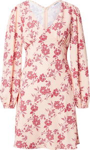 Glamorous jurk Donkerrood-10 (38)