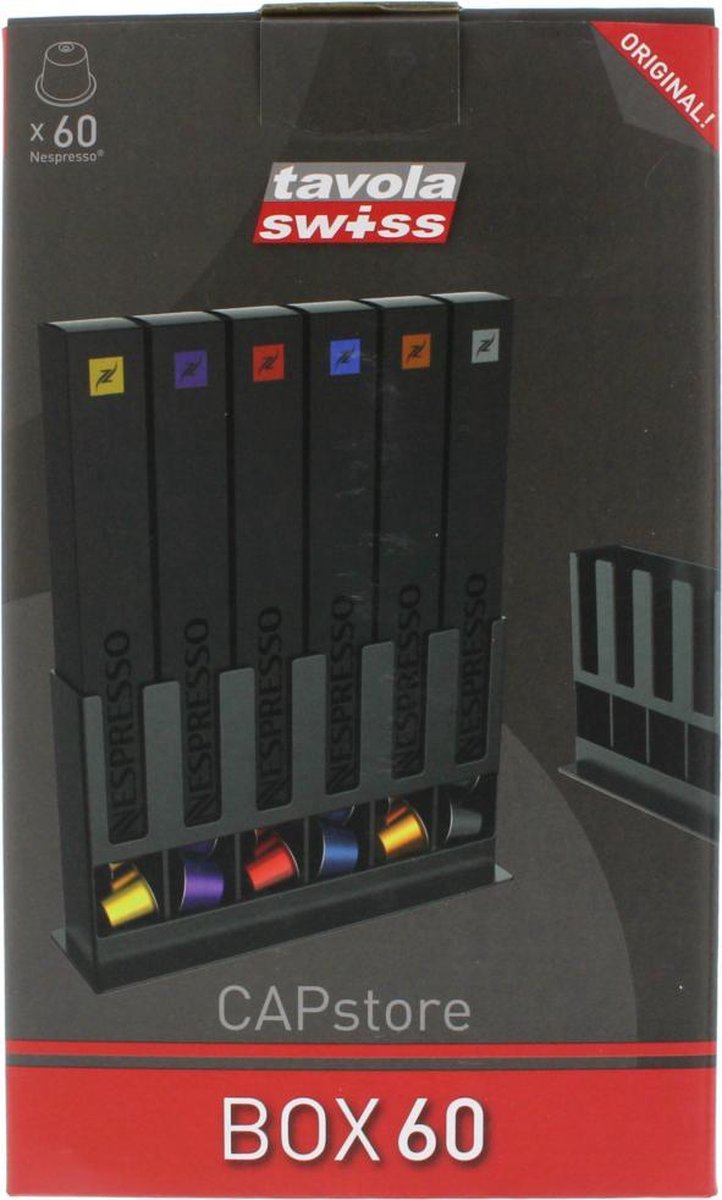 Tavola Swiss Capstore Box Nespresso A60