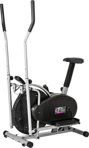 TecTake Crosstrainer - 2-in-1 Crosstrainer / Hometrainer met LCD-display - 401716