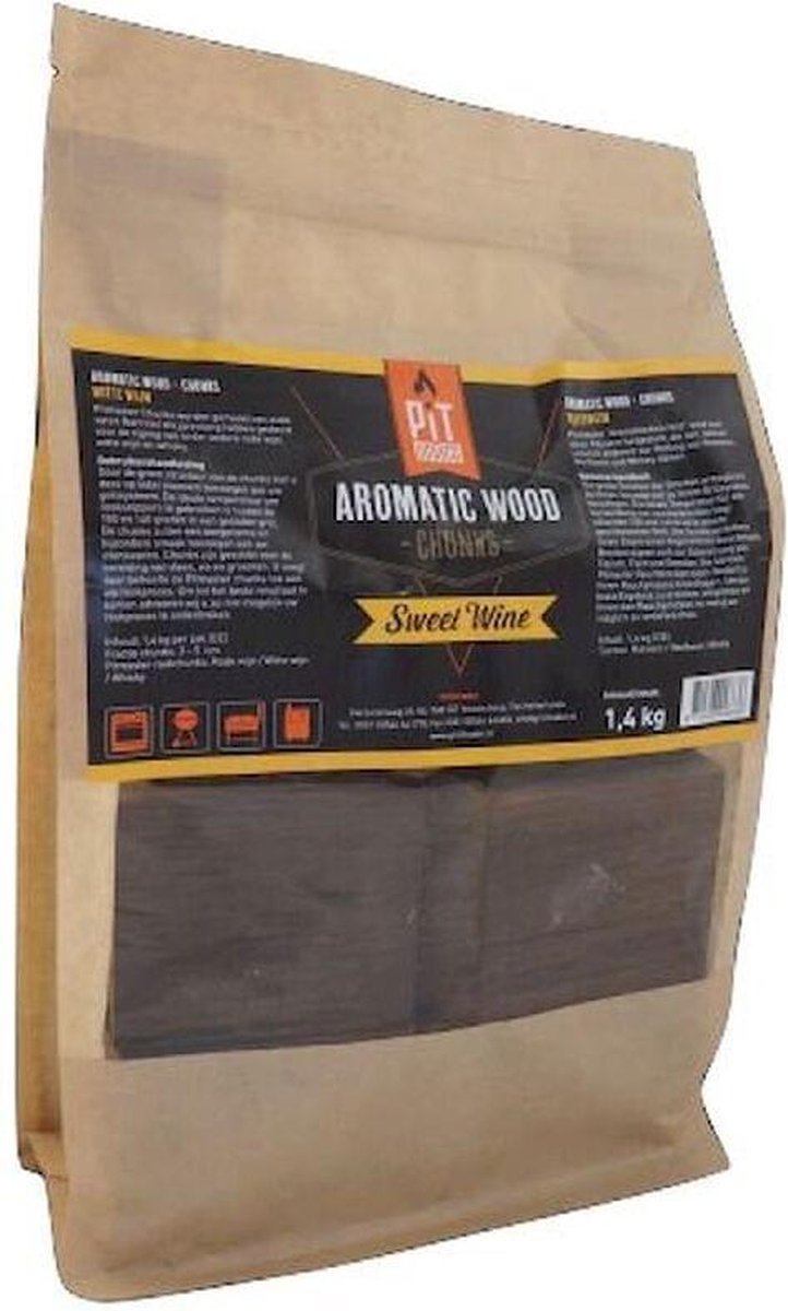 Pitmaster chunks rookhout - Witte wijn 1.4KG