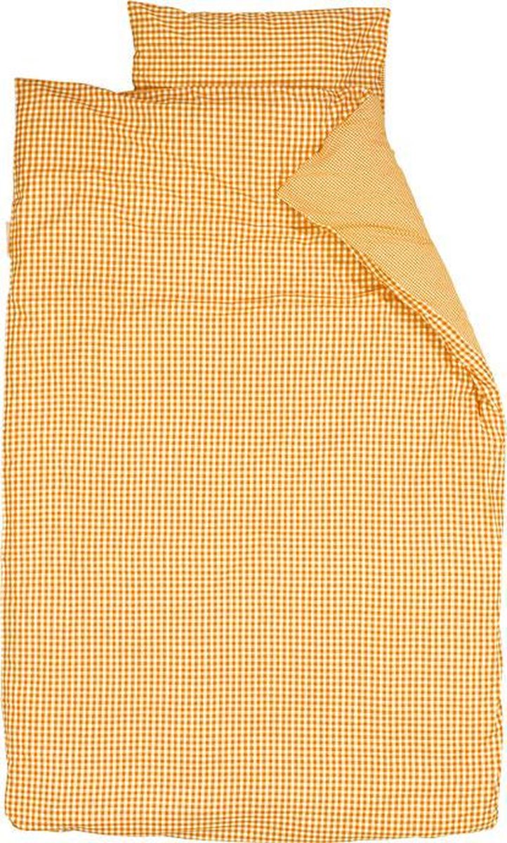 Taftan - Dekbedovertrek Brabants-Bontje - 100 x 135 cm - oranje