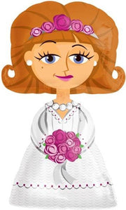 "Ballon van bruid op trouwdag  - Feestdecoratievoorwerp - One size"