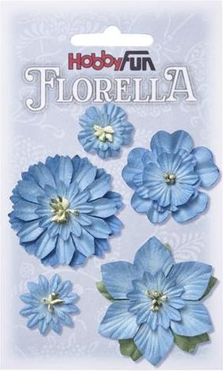 FLORELLA-Bloemen blauw