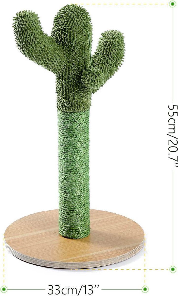 TBG Leuke Cactus Huisdier Krabpaal Speelgoed met Bal Krabpalen voor Katten Kitten Klimmen Boom Kat Speelgoed Beschermen Meubels Snelle levering AMT0088GN